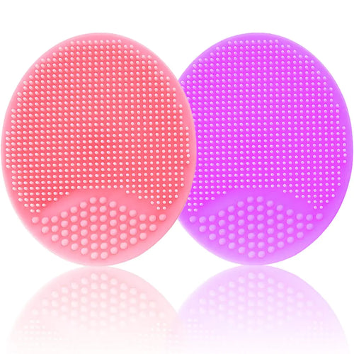 Baby Bath Brush Baby Cradle Cap Brush Silicone Massage Brush Silicone Scrubbers Exfoliator Brush Baby Skin Scrubbers for Dry Skin and Cradle Cap (4PCS-Small)